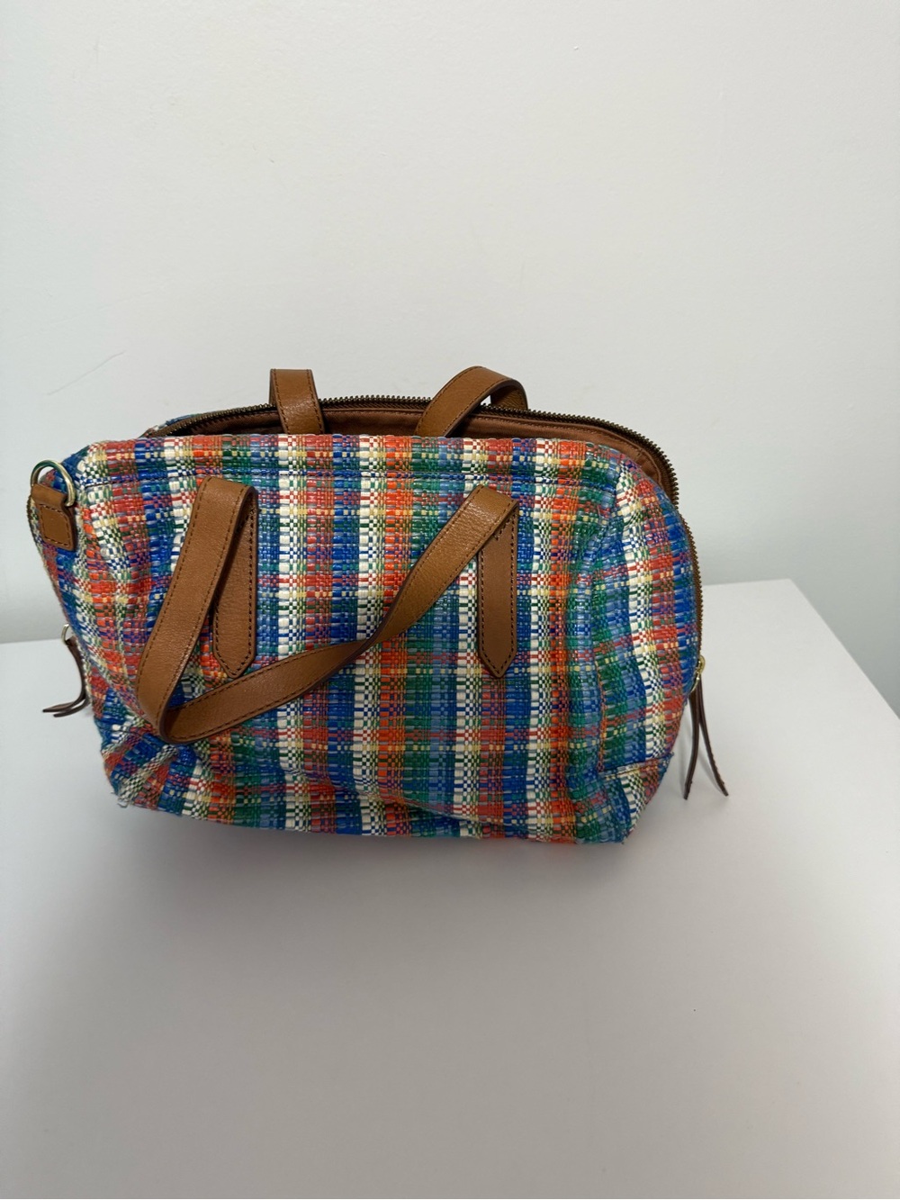 Fossil Sydney Tweed Satchel